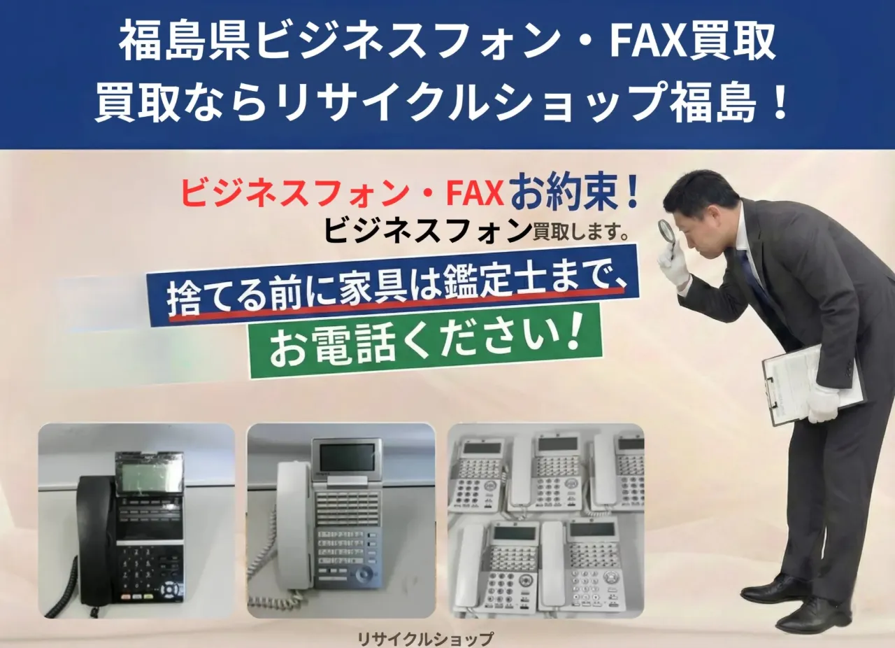 ビジネスフォン・FAX買取