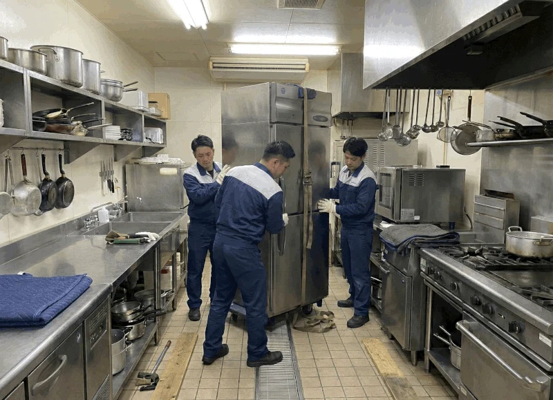 冷蔵庫の搬出
